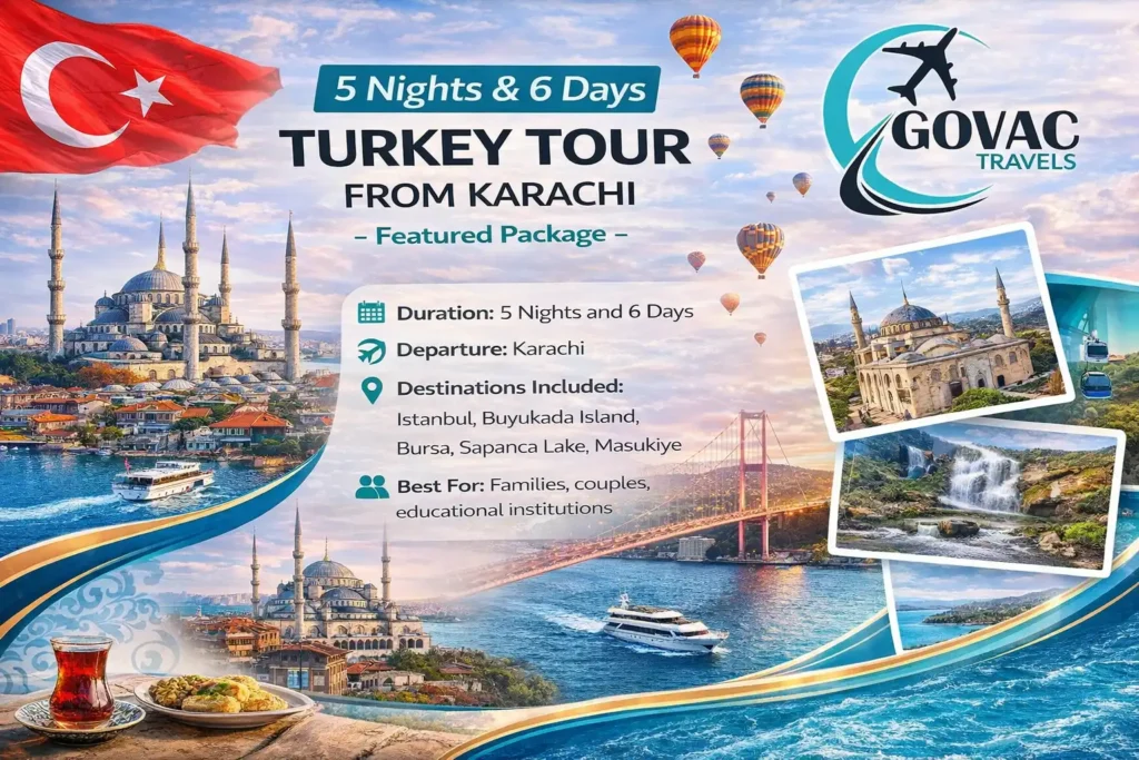 6 Days Turkey Tour Package from Karachi