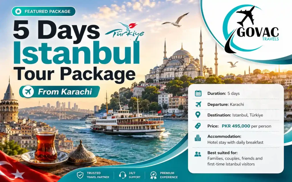 5 days Istanbul tour package price